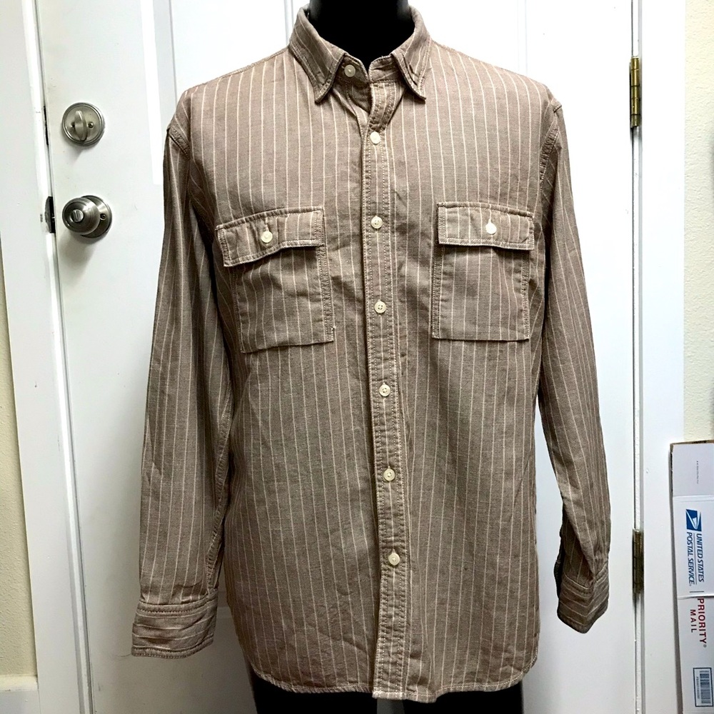 fossil 54 mens heavy duty XL button shirt